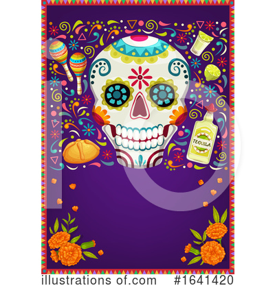 Royalty-Free (RF) Day Of The Dead Clipart Illustration by Vector Tradition SM - Stock Sample #1641420