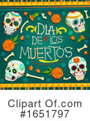 Day Of The Dead Clipart #1651797 by Vector Tradition SM