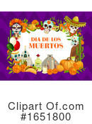 Day Of The Dead Clipart #1651800 by Vector Tradition SM