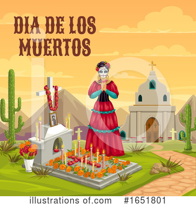 Royalty-Free (RF) Day Of The Dead Clipart Illustration by Vector Tradition SM - Stock Sample #1651801