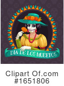 Day Of The Dead Clipart #1651806 by Vector Tradition SM