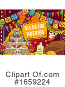 Day Of The Dead Clipart #1659224 by Vector Tradition SM