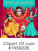 Day Of The Dead Clipart #1659226 by Vector Tradition SM