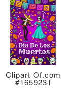 Day Of The Dead Clipart #1659231 by Vector Tradition SM