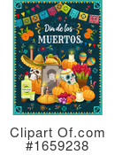 Day Of The Dead Clipart #1659238 by Vector Tradition SM