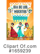 Day Of The Dead Clipart #1659239 by Vector Tradition SM