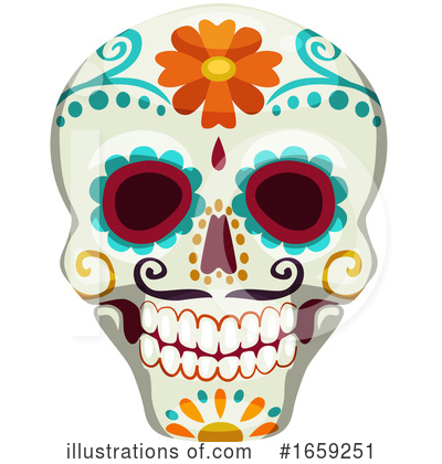 Royalty-Free (RF) Day Of The Dead Clipart Illustration by Vector Tradition SM - Stock Sample #1659251