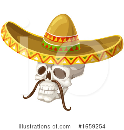 Royalty-Free (RF) Day Of The Dead Clipart Illustration by Vector Tradition SM - Stock Sample #1659254