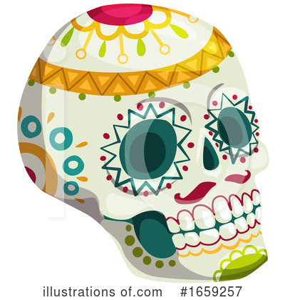 Royalty-Free (RF) Day Of The Dead Clipart Illustration by Vector Tradition SM - Stock Sample #1659257