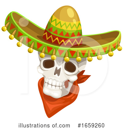 Royalty-Free (RF) Day Of The Dead Clipart Illustration by Vector Tradition SM - Stock Sample #1659260