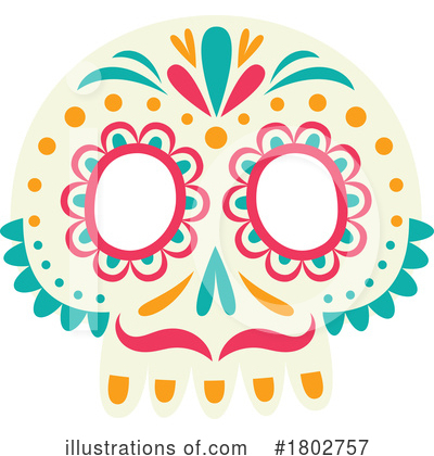 Royalty-Free (RF) Day Of The Dead Clipart Illustration by Vector Tradition SM - Stock Sample #1802757