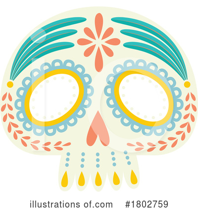 Royalty-Free (RF) Day Of The Dead Clipart Illustration by Vector Tradition SM - Stock Sample #1802759