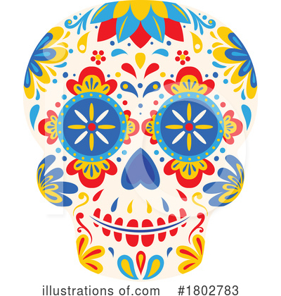 Royalty-Free (RF) Day Of The Dead Clipart Illustration by Vector Tradition SM - Stock Sample #1802783