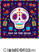 Day Of The Dead Clipart #1804403 by Vector Tradition SM