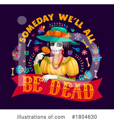 Royalty-Free (RF) Day Of The Dead Clipart Illustration by Vector Tradition SM - Stock Sample #1804630