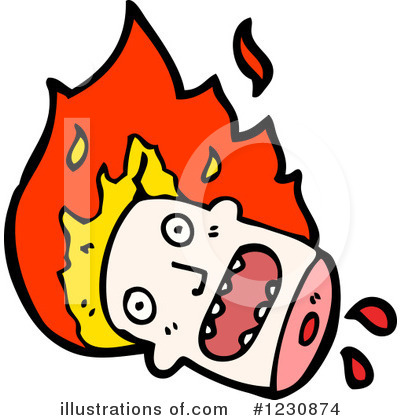 Decapitated Head Clipart #1230874 by lineartestpilot