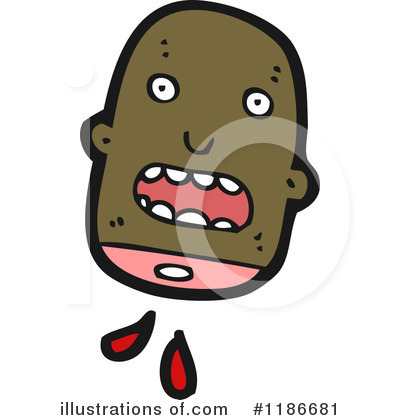 Royalty-Free (RF) Decapitated Head Clipart Illustration by lineartestpilot - Stock Sample #1186681