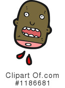 Decapitated Head Clipart #1186681 by lineartestpilot