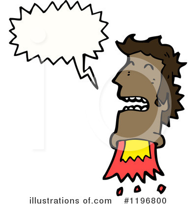 Royalty-Free (RF) Decapitated Head Clipart Illustration by lineartestpilot - Stock Sample #1196800