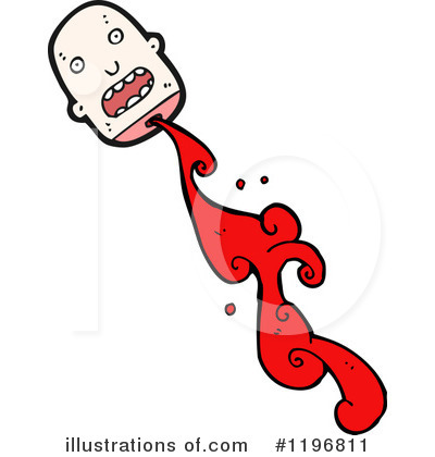 Bloody Head Clipart #1196811 by lineartestpilot