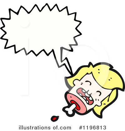 Decapitated Head Clipart #1196813 by lineartestpilot