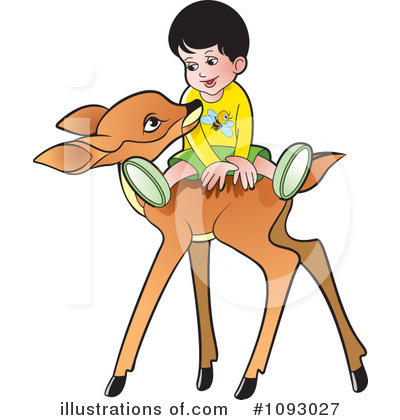 Royalty-Free (RF) Deer Clipart Illustration by Lal Perera - Stock Sample #1093027