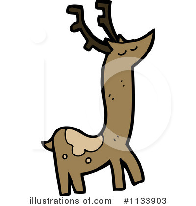 Royalty-Free (RF) Deer Clipart Illustration by lineartestpilot - Stock Sample #1133903