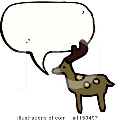 Royalty-Free (RF) Deer Clipart Illustration by lineartestpilot - Stock Sample #1150497