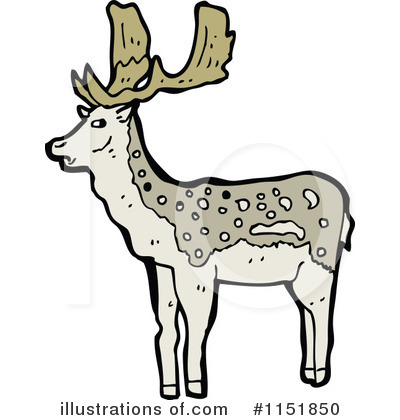 Deer Clipart #1151850 by lineartestpilot