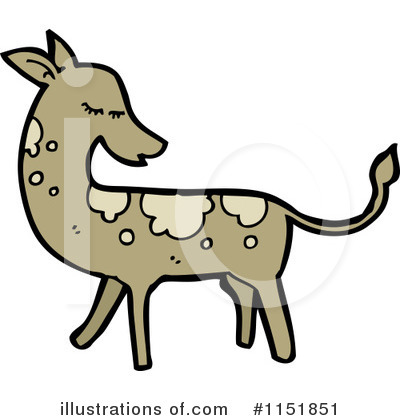 Royalty-Free (RF) Deer Clipart Illustration by lineartestpilot - Stock Sample #1151851