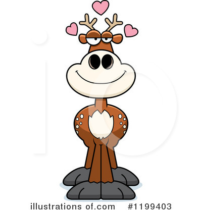Deer Clipart #1199403 by Cory Thoman