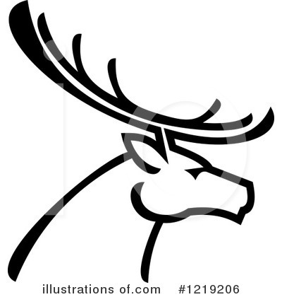 Royalty-Free (RF) Deer Clipart Illustration by Vector Tradition SM - Stock Sample #1219206