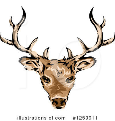 Royalty-Free (RF) Deer Clipart Illustration by BNP Design Studio - Stock Sample #1259911