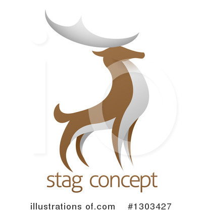 Royalty-Free (RF) Deer Clipart Illustration by AtStockIllustration - Stock Sample #1303427