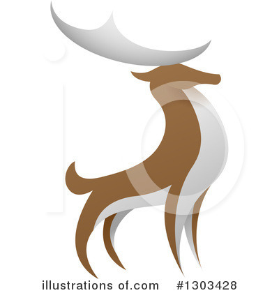 Royalty-Free (RF) Deer Clipart Illustration by AtStockIllustration - Stock Sample #1303428