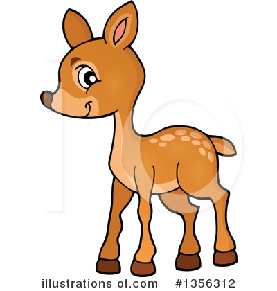 Royalty-Free (RF) Deer Clipart Illustration by visekart - Stock Sample #1356312