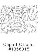 Deer Clipart #1356315 by visekart