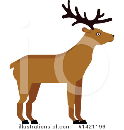 Royalty-Free (RF) Deer Clipart Illustration by Vector Tradition SM - Stock Sample #1421196