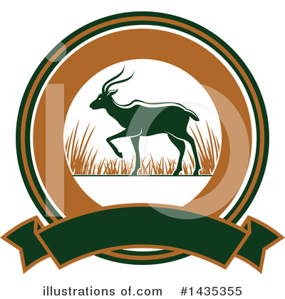 Antelope Clipart #1435355 by Vector Tradition SM