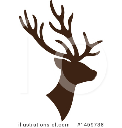 Reindeer Clipart #1459738 by Cherie Reve