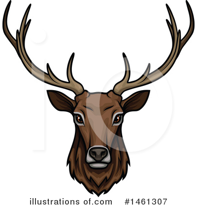 Royalty-Free (RF) Deer Clipart Illustration by Vector Tradition SM - Stock Sample #1461307