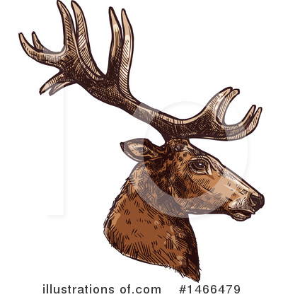 Royalty-Free (RF) Deer Clipart Illustration by Vector Tradition SM - Stock Sample #1466479
