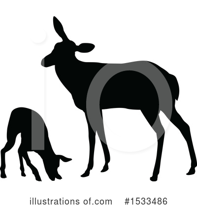 Royalty-Free (RF) Deer Clipart Illustration by AtStockIllustration - Stock Sample #1533486