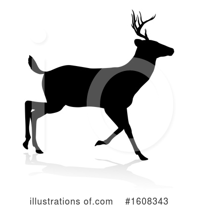Royalty-Free (RF) Deer Clipart Illustration by AtStockIllustration - Stock Sample #1608343
