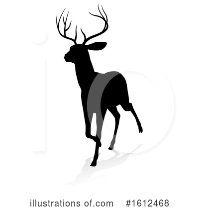 Royalty-Free (RF) Deer Clipart Illustration by AtStockIllustration - Stock Sample #1612468