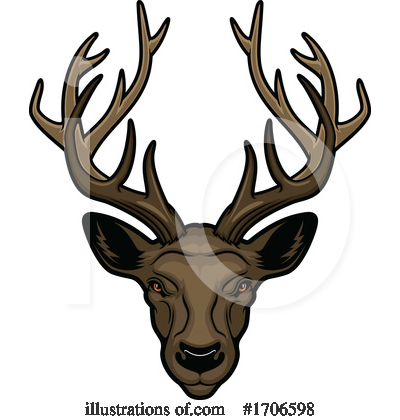 Deer Clipart #1706598 by Vector Tradition SM