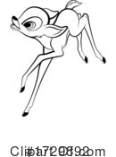 Deer Clipart #1729892 by Lal Perera