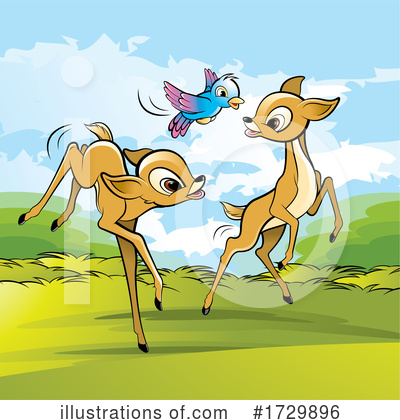 Royalty-Free (RF) Deer Clipart Illustration by Lal Perera - Stock Sample #1729896