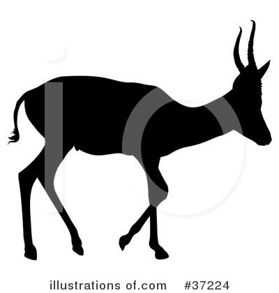 Royalty-Free (RF) Deer Clipart Illustration by dero - Stock Sample #37224