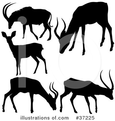 Royalty-Free (RF) Deer Clipart Illustration by dero - Stock Sample #37225